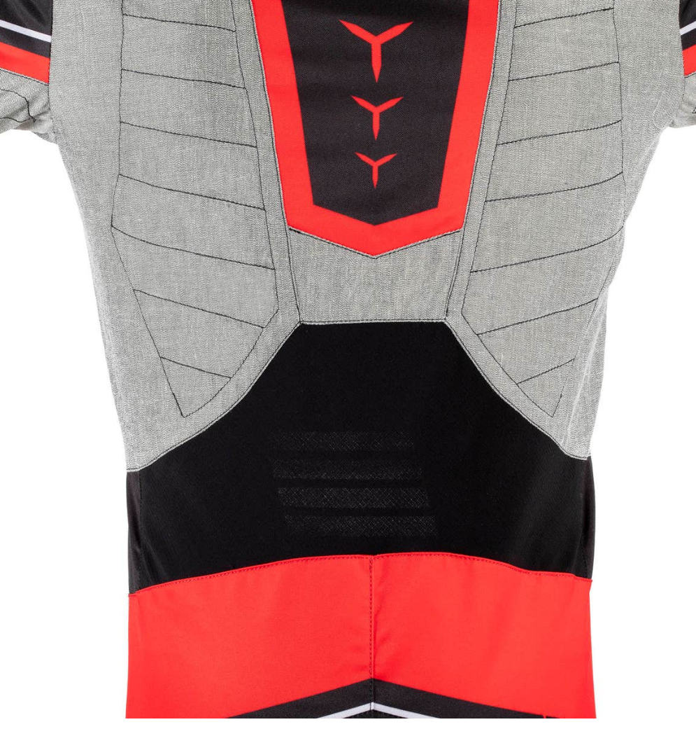 Sparco Superleggera Kartoverall FIA 8877-2022 schwarz/rot