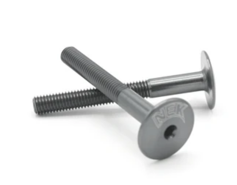 NEK Stuhlbolzen M8 zusätzliche Lagen (Set aus zwei Schrauben)