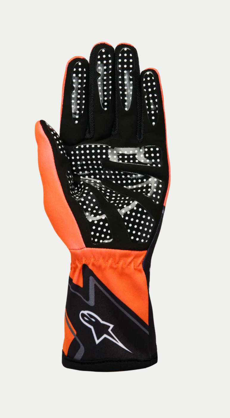 Alpinestars Karthandschuh K-Race Grafik 1 schwarz fluoreszierendes Orange