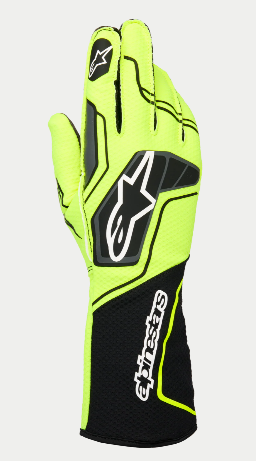 Alpinestars Tech 1-KX V4 fluoreszierend gelb/schwarz FIA Karting