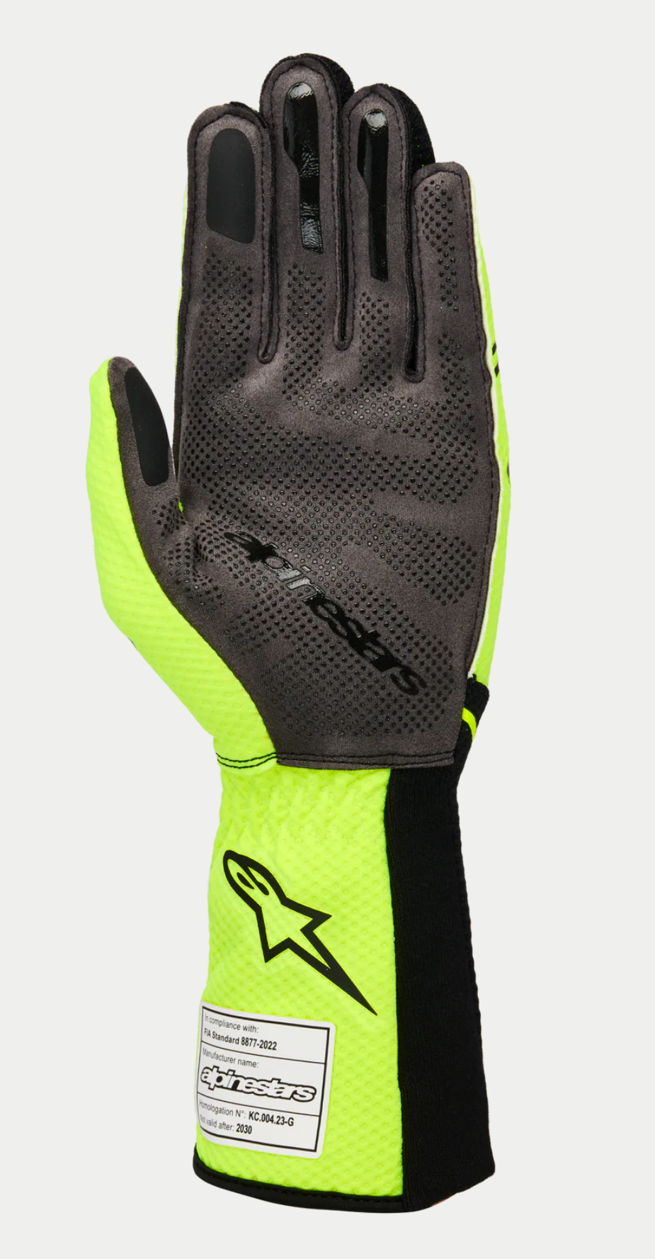 Alpinestars Tech 1-KX V4 fluoreszierend gelb/schwarz FIA Karting