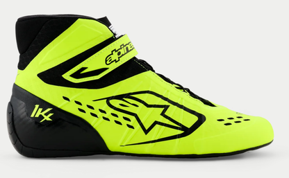 Alpinestars KX V3 FIA-zugelassene Kartschuhe, fluoreszierendes Gelb/Schwarz
