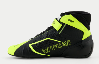 Alpinestars KX V3 FIA-zugelassene Kartschuhe, fluoreszierendes Gelb/Schwarz
