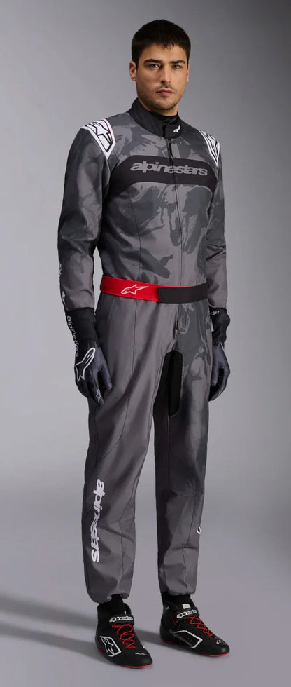 Alpinestars KMX-9 V3 Graphic 5 donker grijs / zwart - KartKings