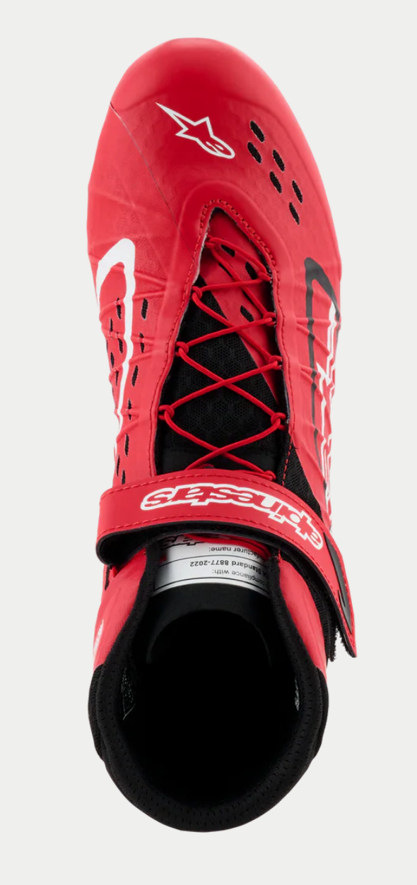 Alpinestars KX V3 FIA Kartschuhe rot/schwarz