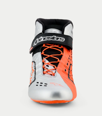 Alpinestars KX V3 FIA-zugelassene Kartschuhe orange/silber