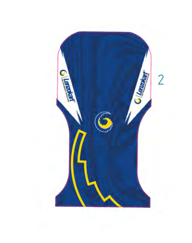 LenzoKart OK/OKJ/DD2 Grundplattenaufkleber