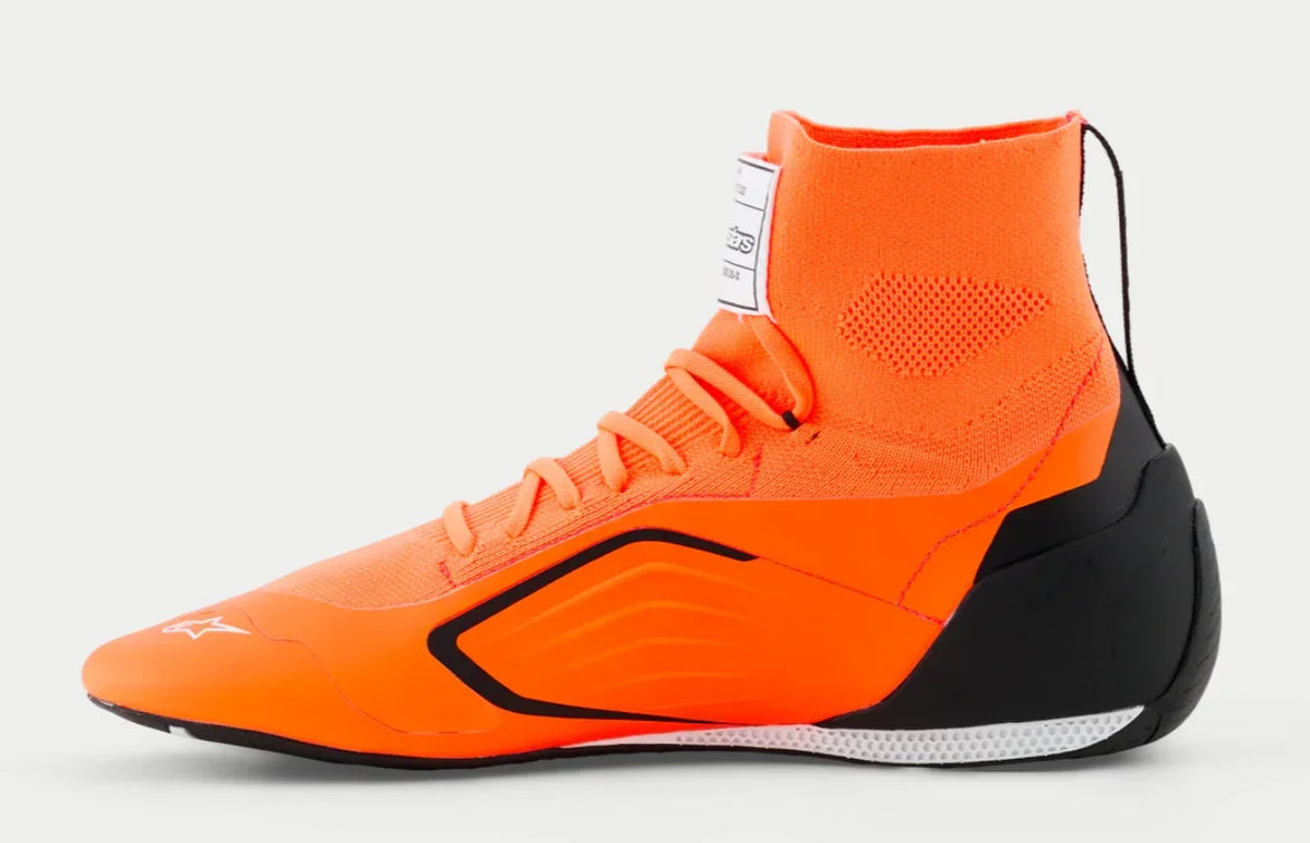 Alpinestars Supertech K FIA kartschoenen fluor oranje / zwart - KartKings