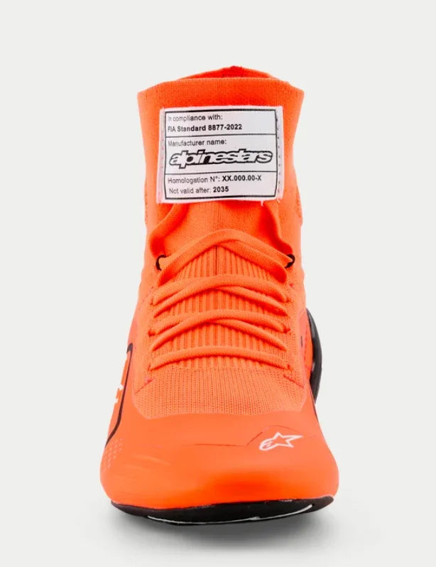 Alpinestars Supertech K FIA kartschoenen fluor oranje / zwart - KartKings