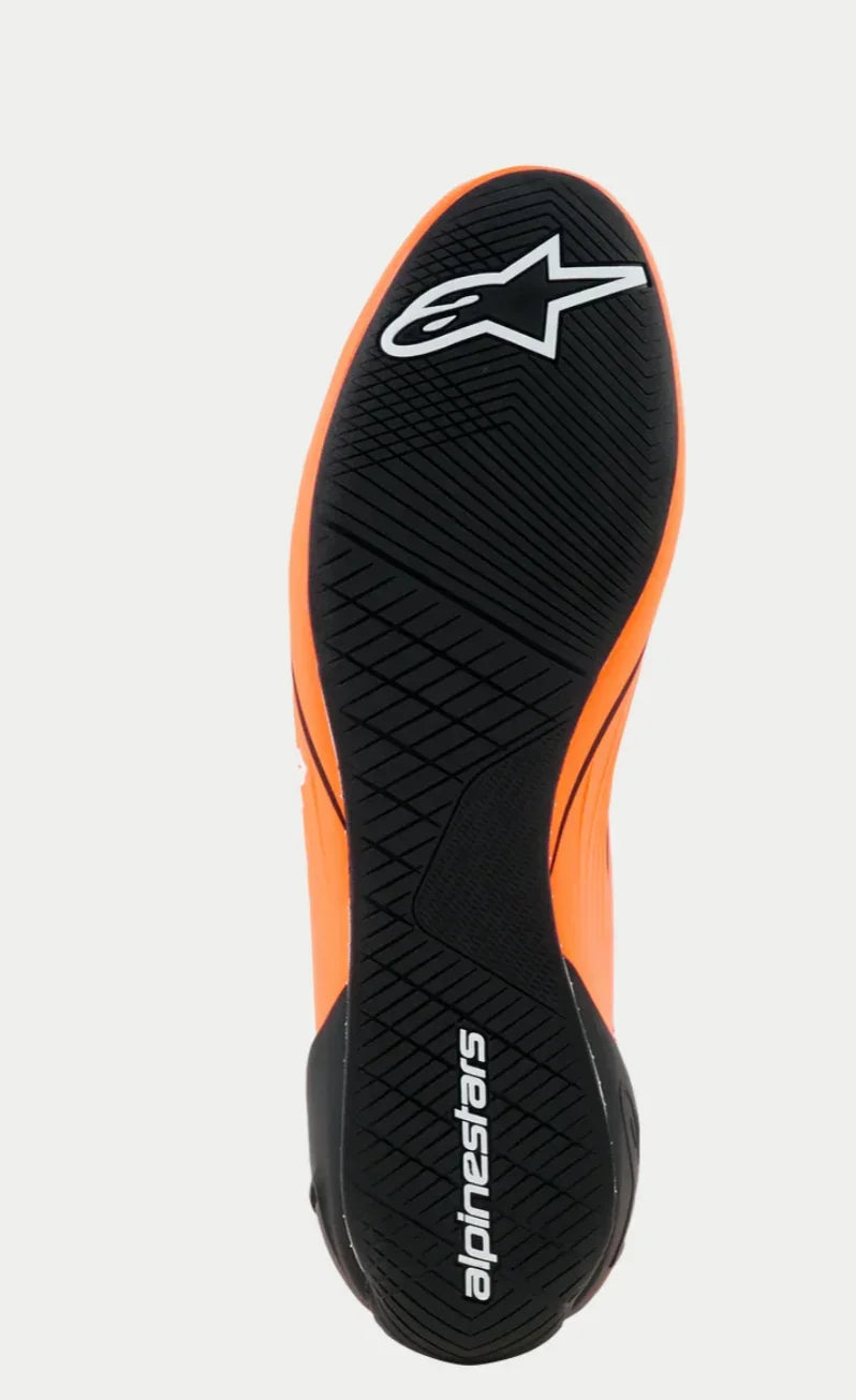 Alpinestars Supertech K FIA kartschoenen fluor oranje / zwart - KartKings
