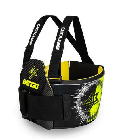 Bengio AB7 Lady dames ribprotector FIA 8870-2018 zwart/fluo geel - KartKings