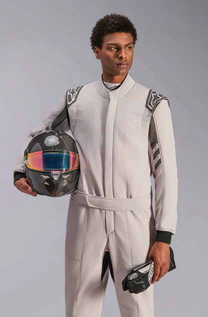 Alpinestars GP Race V3 FIA 8856-2018 / Zilver / Antraciet overall