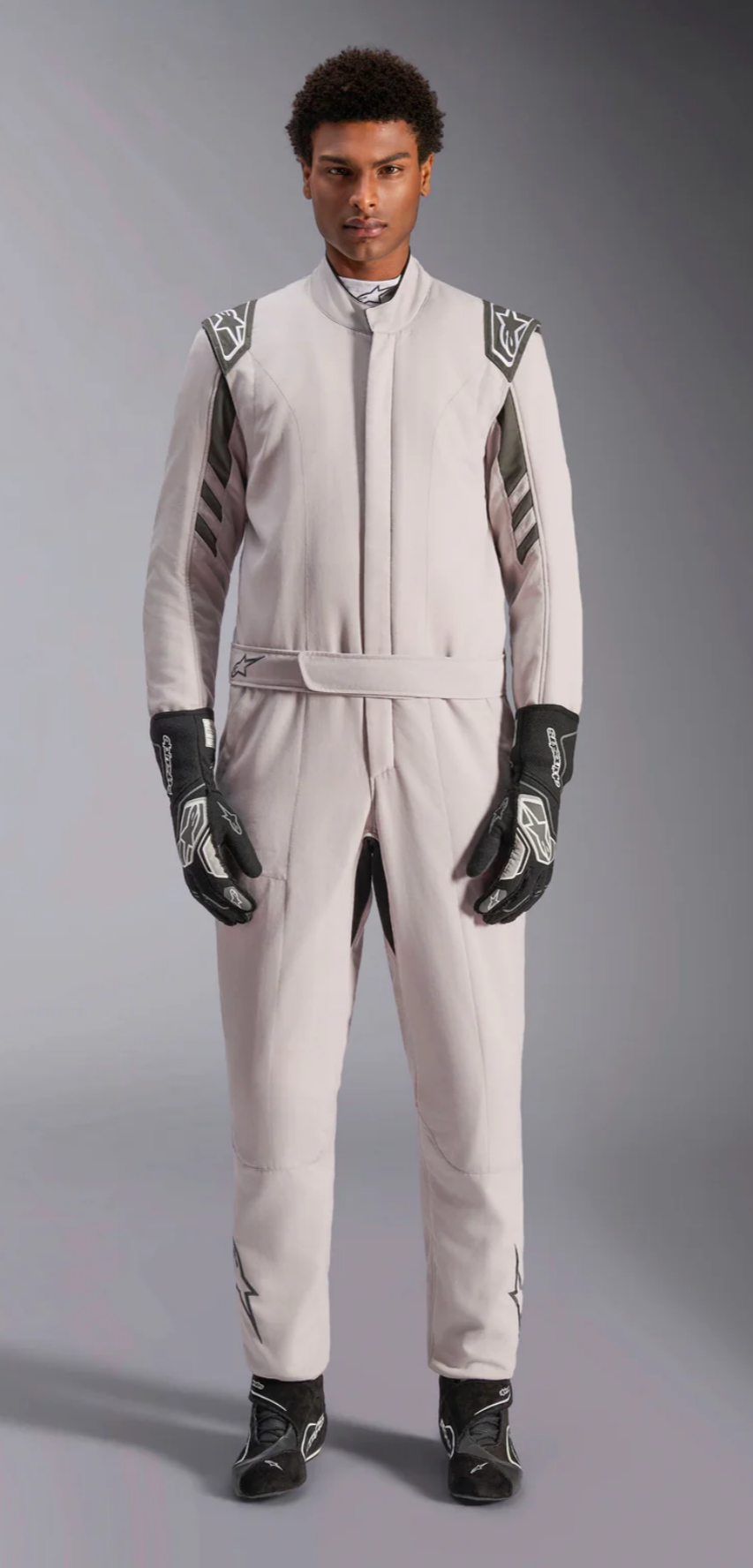 Alpinestars GP Race V3 FIA 8856-2018 / Zilver / Antraciet overall