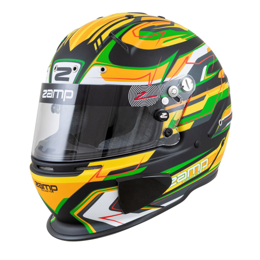 Zamp RZ-70E Schalter Schwarz/Grün/Gelb (FIA-8859/SNEL 2020)