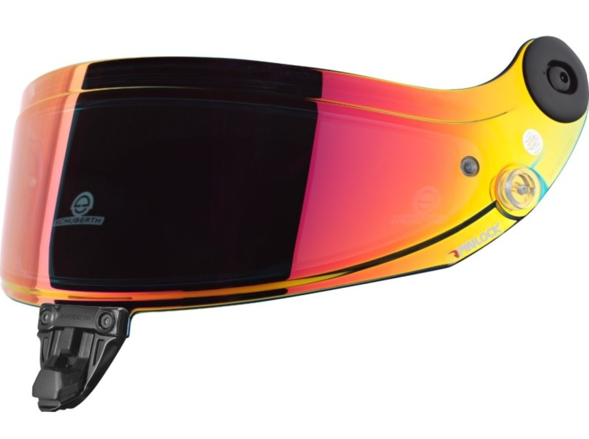 Schuberth SDL licht getint spiegelvizier blauw