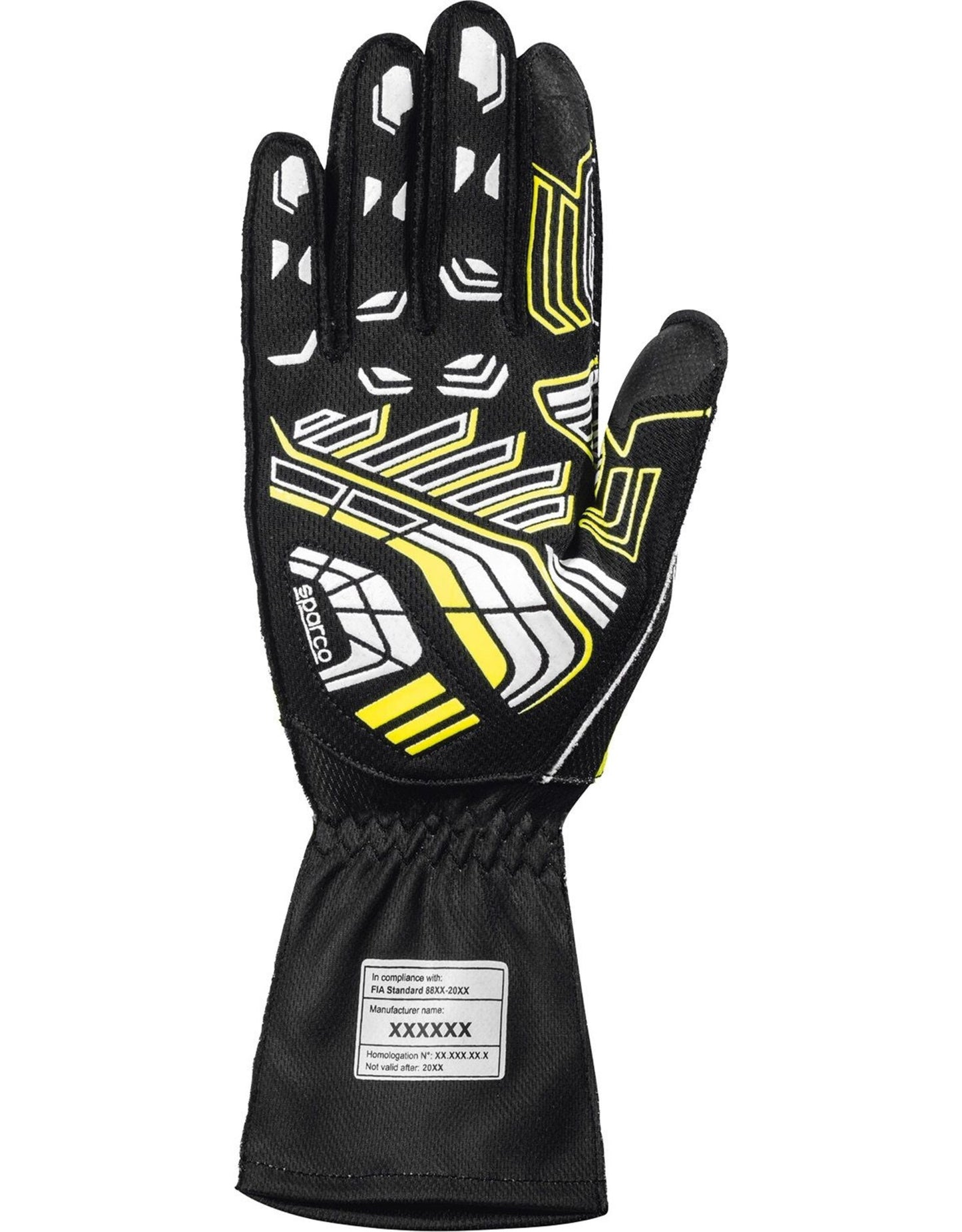 Sparco K -Arrow+ (FIA 8877-2022) Karthandschuhe Schwarz / Gelb