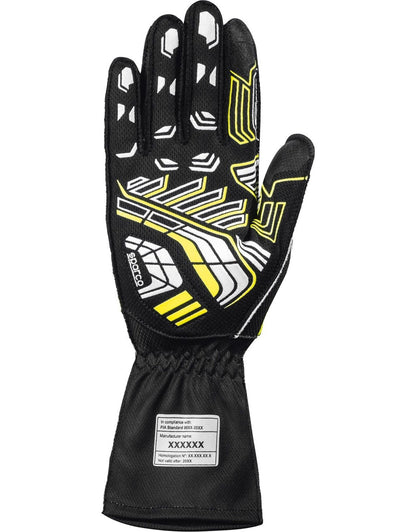 Sparco K -Arrow+ (FIA 8877-2022) Karthandschuhe Schwarz / Gelb