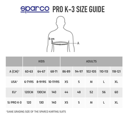 Sparco SJ Pro K3 Körperschutz