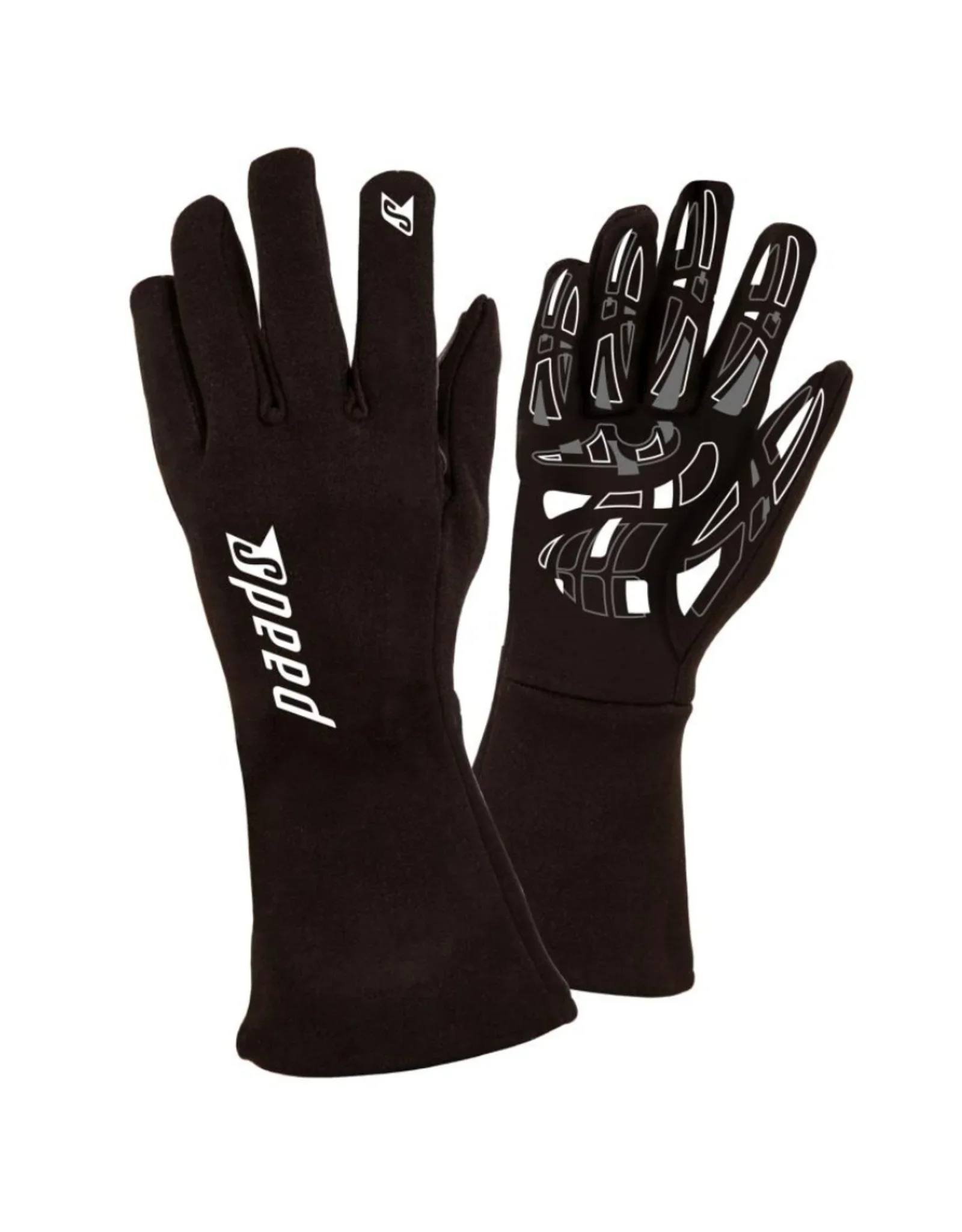 speed handschuhe Speed Gloves Auckland 2.0 schwarz – Flexible Karthandschuhe mit Grip und Komfort – KartKings