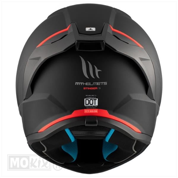 MT Helmets Stinger 2 mattschwarz/fluoreszierend orange