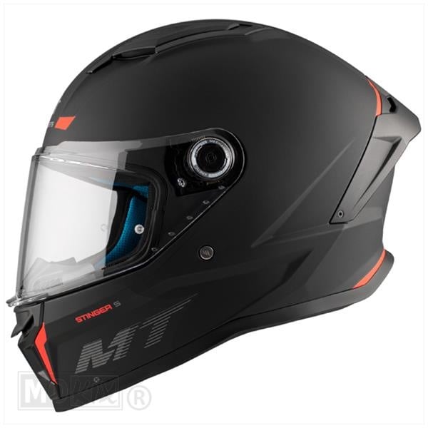 MT Helmets Stinger 2 mattschwarz/fluoreszierend orange