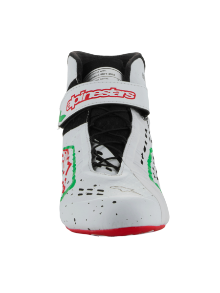 Alpinestars KX V3 FIA Kartschuhe weiß/grün/rot