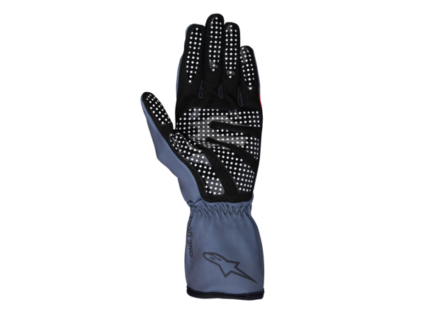 Alpinestars Tech 1-K V2 Pure Handschuhe asphalt / rot / anthrazit