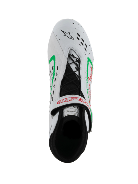 Alpinestars KX V3 FIA Kartschuhe weiß/grün/rot