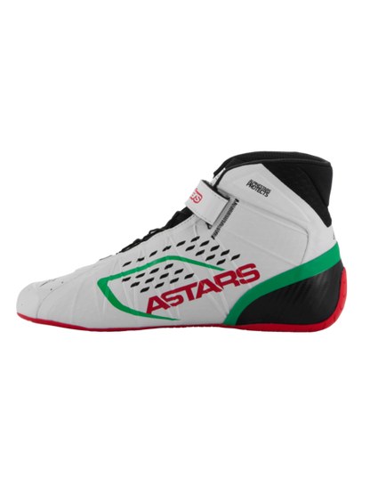 Alpinestars KX V3 Fia-zugelassene Kartschuhe Weiß / Grün / Rot