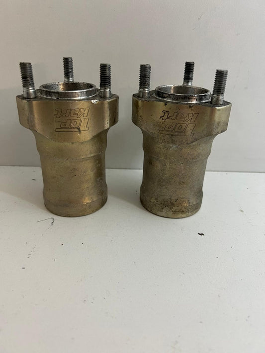 Used Top Kart magnesium front wheel hub set 25 x 91 MM